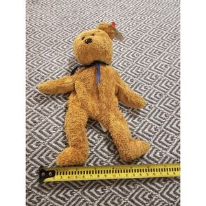 Vintage 1999 Ty Beanie Baby FUZZ the Bear ~ Rare Texture NWT Stuffed Animal Toy